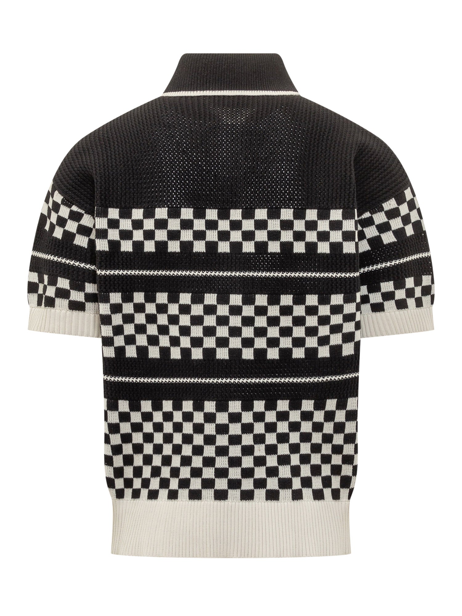 Оригінальна Short Sleeve Knit Polo Amiri – вид ззаду