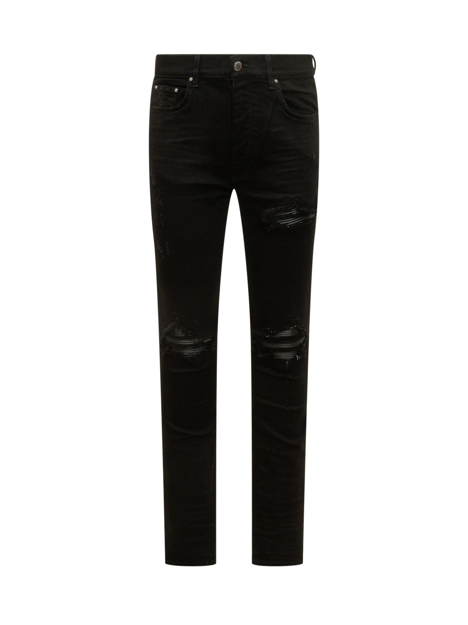 Jeans With Rips And Five Pockets Amiri – Гарантія оригінальності – боковий вид