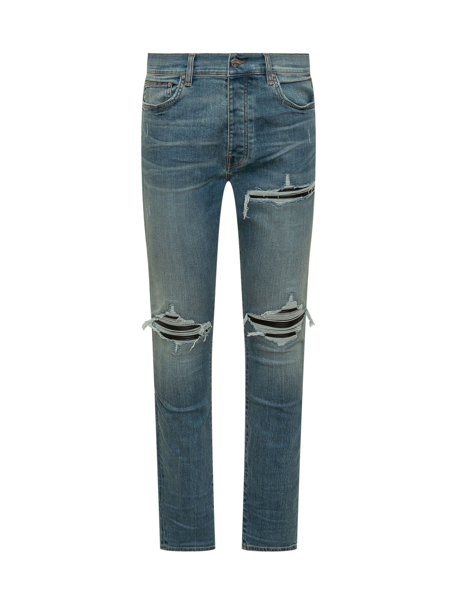 Jeans With Rips And Five Pockets Amiri – Гарантія оригінальності – боковий вид
