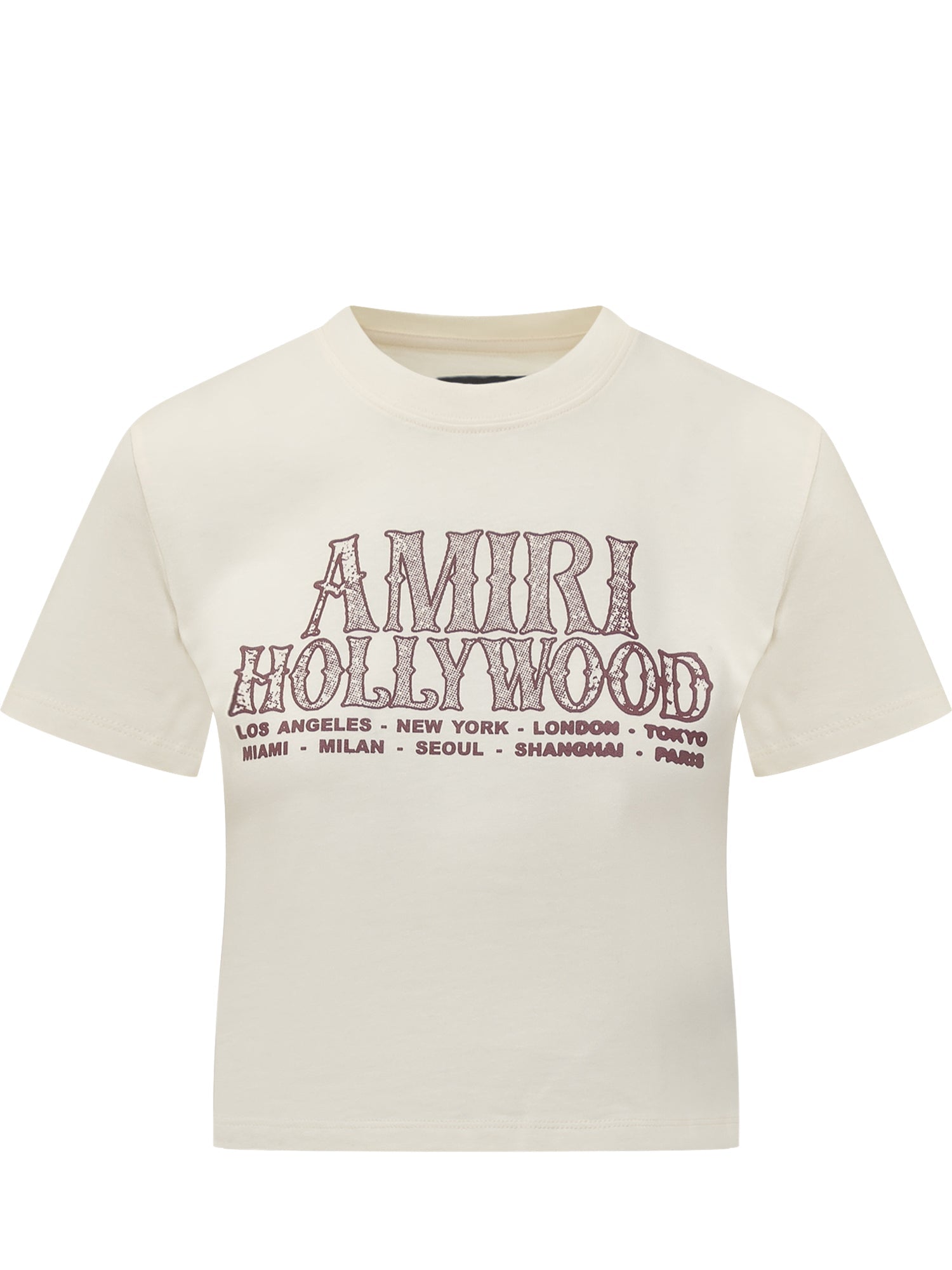 Оригінальна Hollywood Crop Tee Amiri – боковий вид