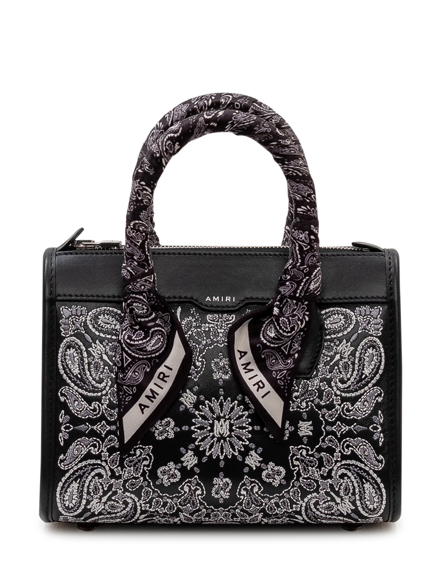 Micro Triangle Mini Bag With Bandana Pattern Amiri оригінал – Купити в Україні – боковий вид