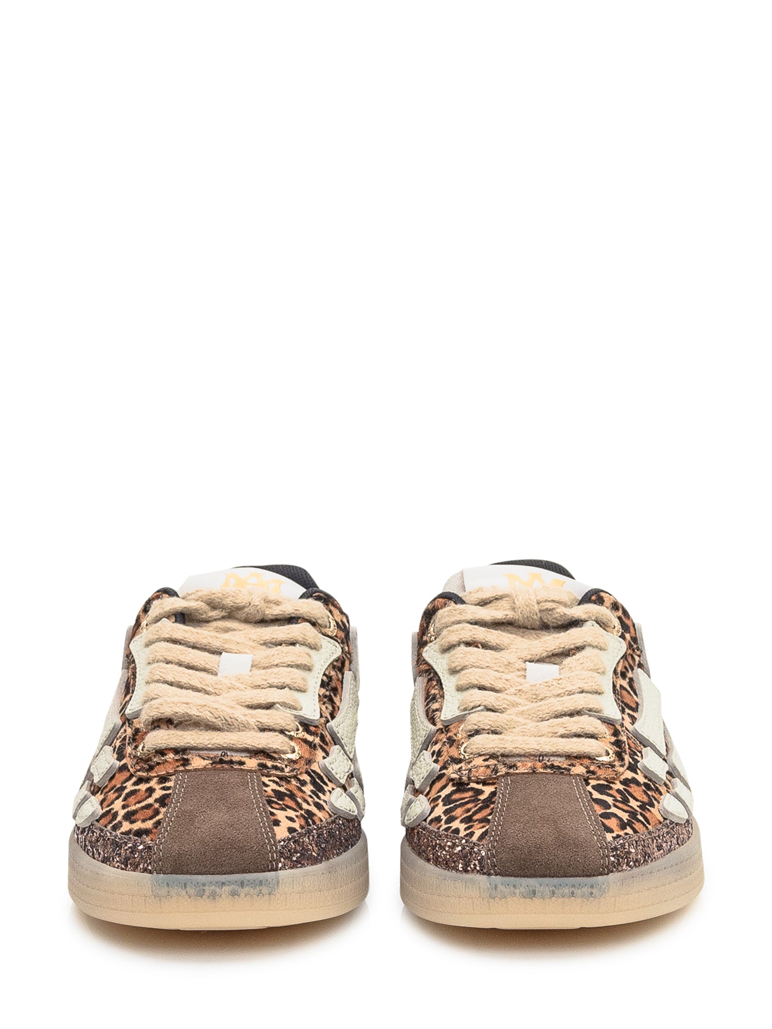Оригінальна Pacific Bones Leopard Sneakers Amiri – вид ззаду