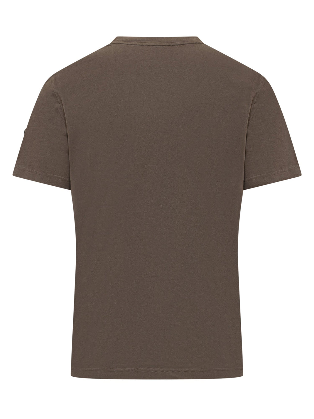 Short-Sleeve Cotton T-Shirt With Logo Moncler оригінал – Купити в Україні – вид ззаду
