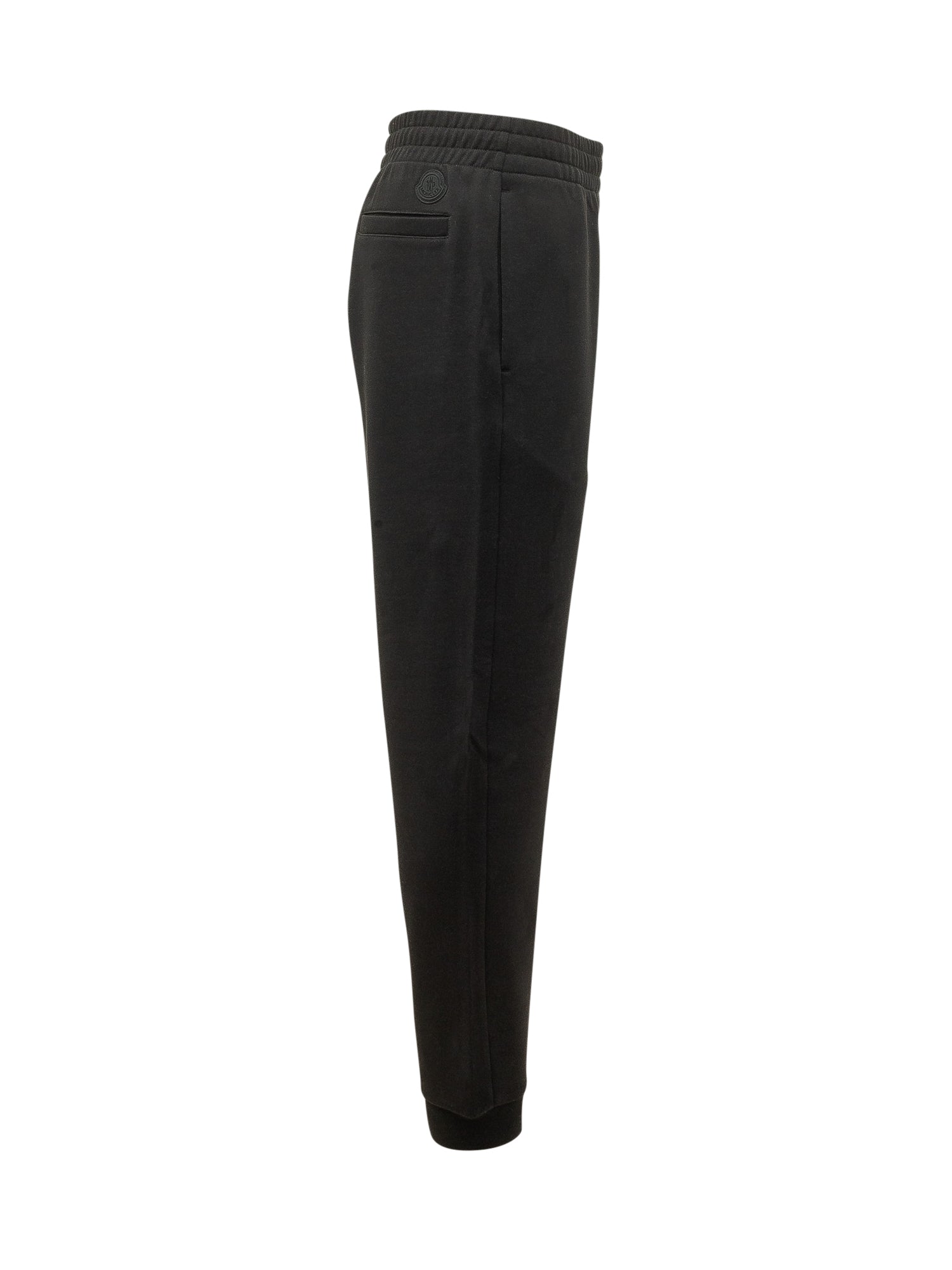 Cotton Fleece Jogger Pants Moncler – Гарантія оригінальності – детальний вид