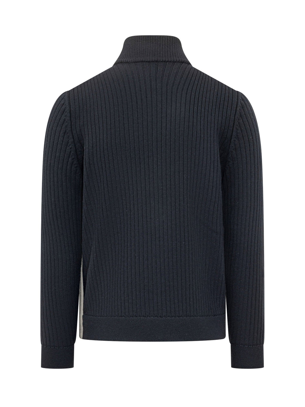 Оригінальна Tricot Cardigan With Padded Front Panel Moncler – вид ззаду