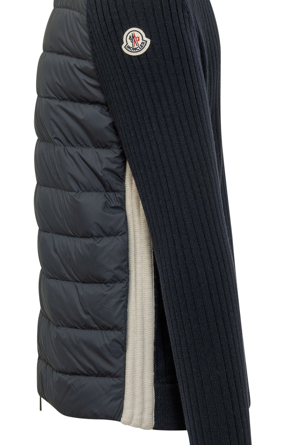 Оригінальна Tricot Cardigan With Padded Front Panel Moncler – збільшений вид
