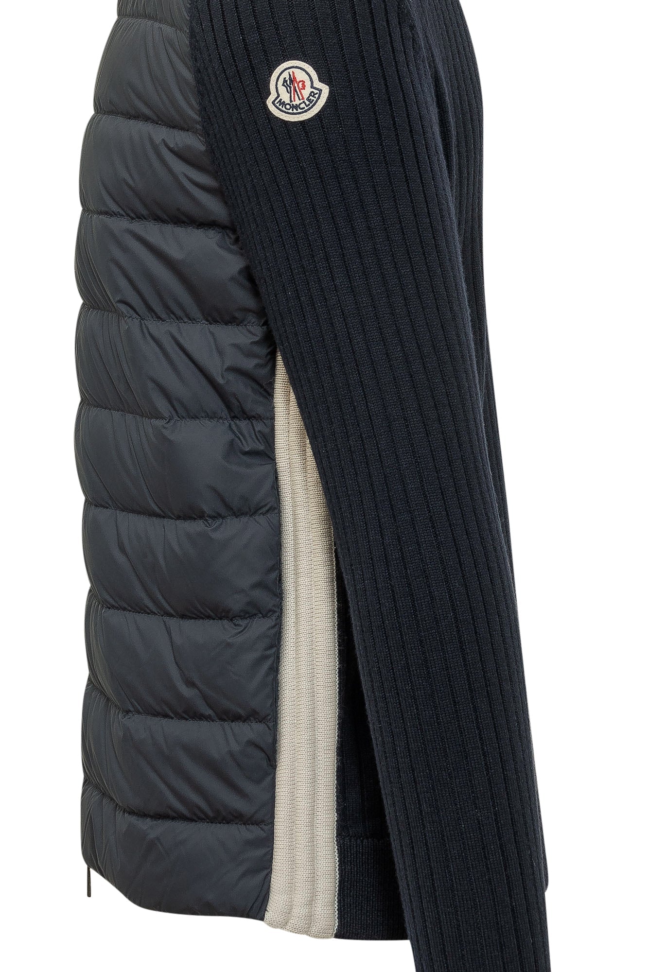Оригінальна Tricot Cardigan With Padded Front Panel Moncler – збільшений вид