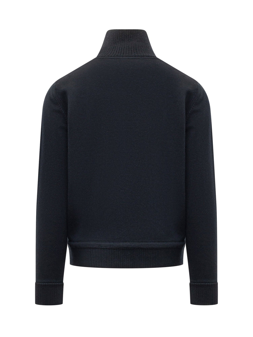 Оригінальна Tricot Cardigan With Padded Front Panel Moncler – вид ззаду