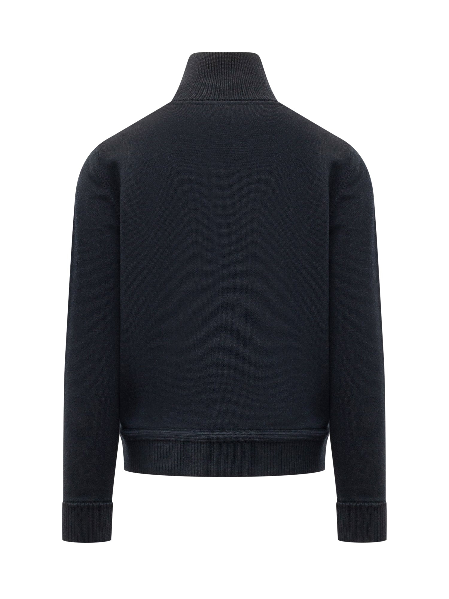 Оригінальна Tricot Cardigan With Padded Front Panel Moncler – вид ззаду