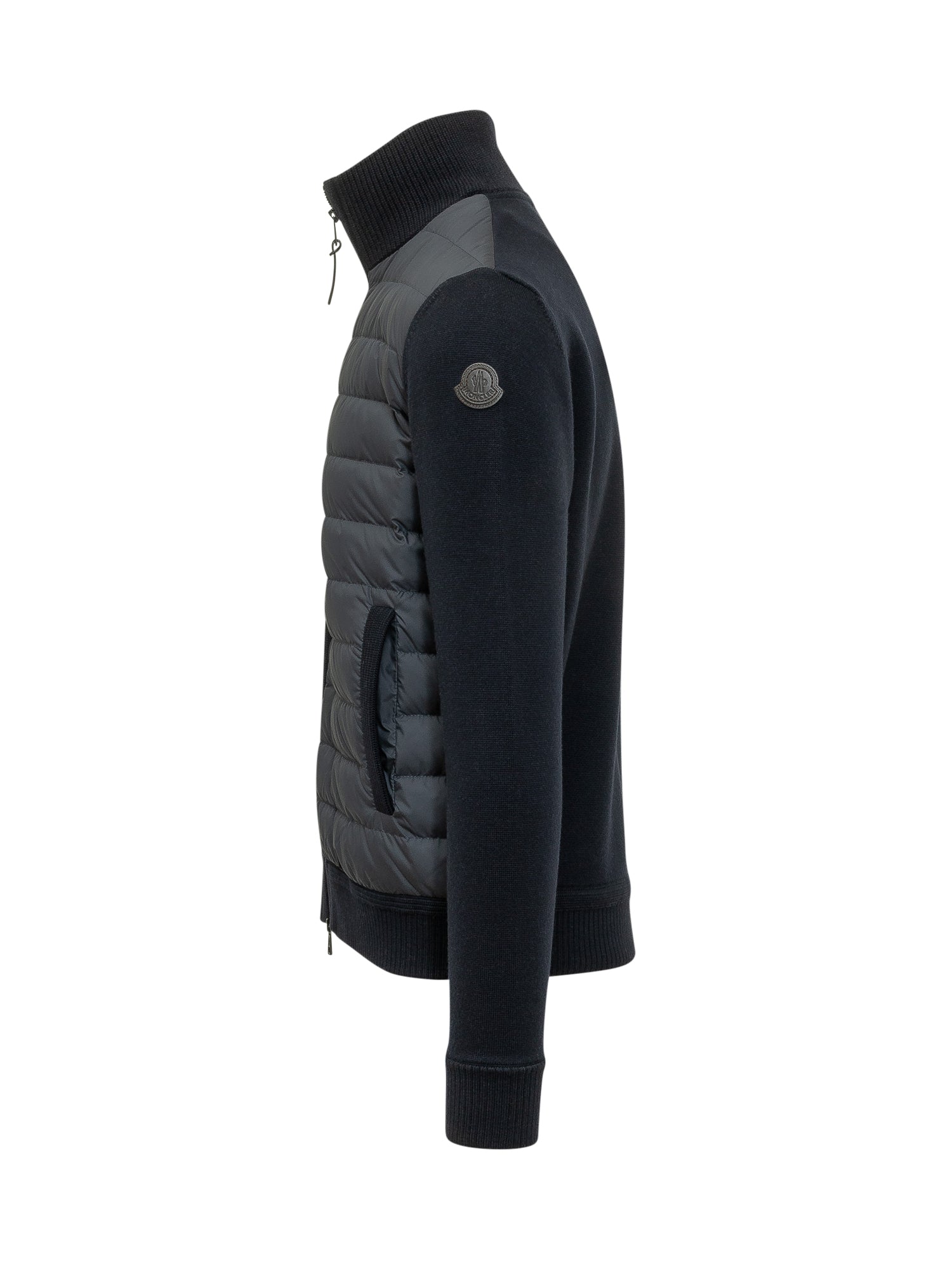 Оригінальна Tricot Cardigan With Padded Front Panel Moncler – детальний вид