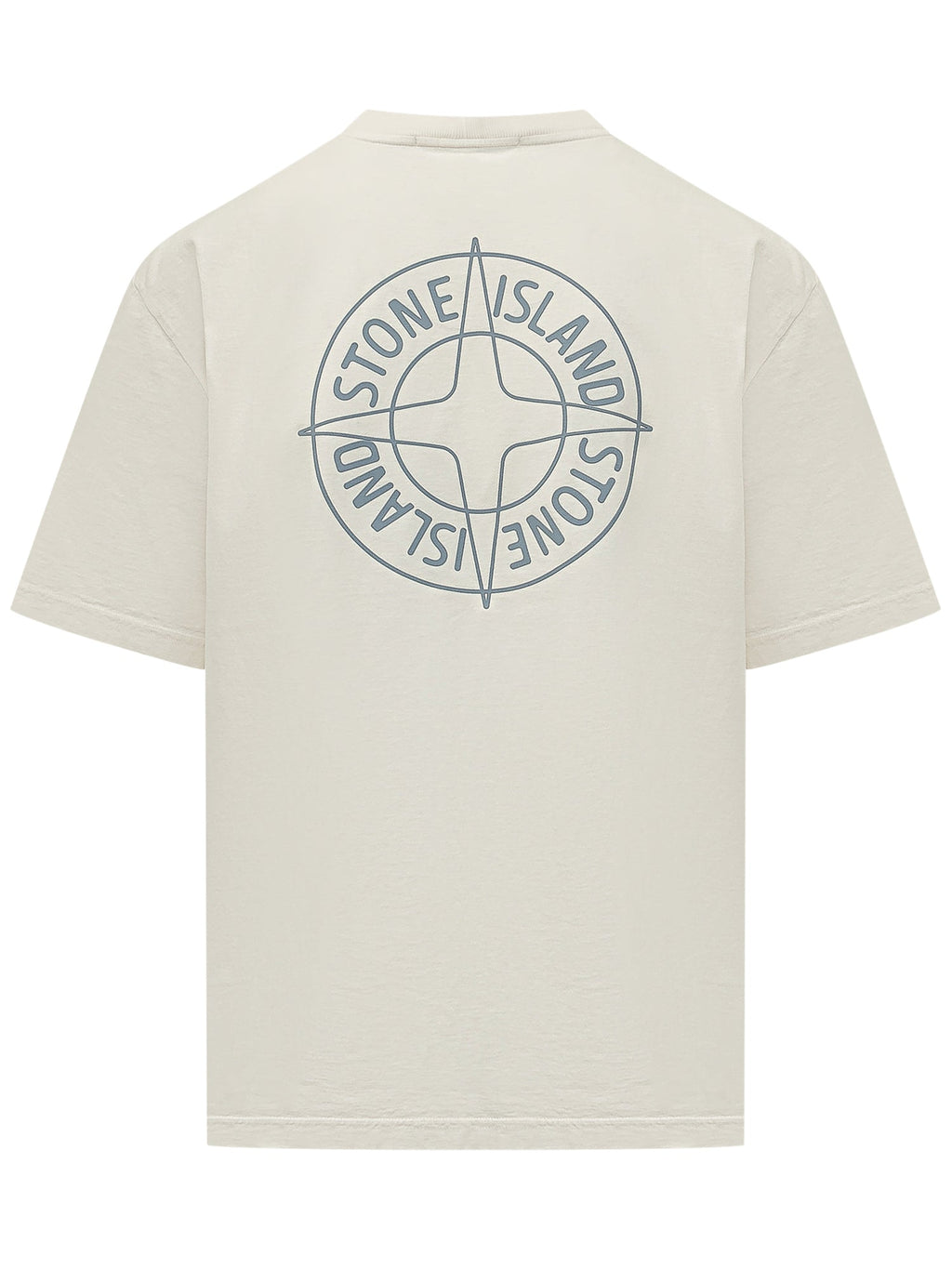 Оригінальна Crew Neck T-Shirt With Graphic Print Stone island – вид ззаду