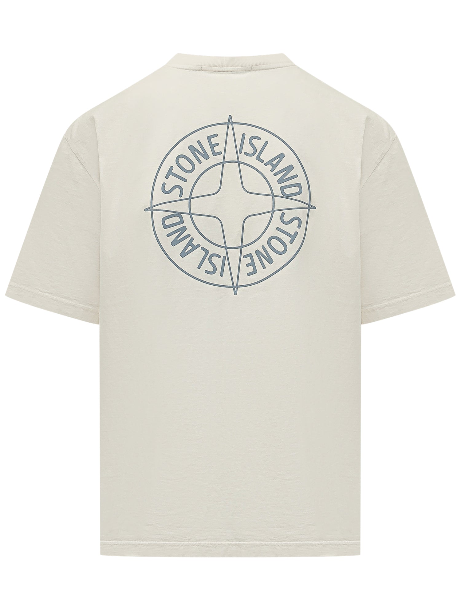 Оригінальна Crew Neck T-Shirt With Graphic Print Stone island – вид ззаду