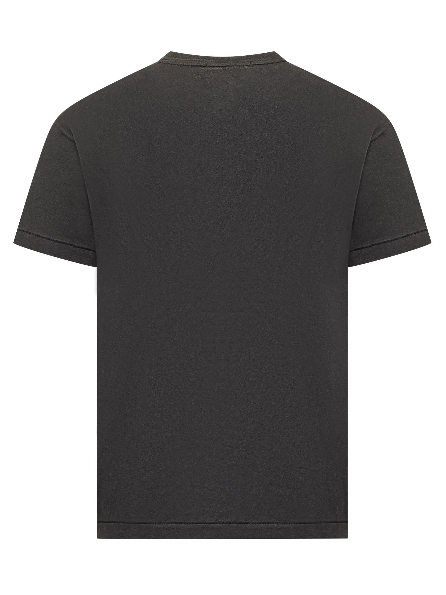 Оригінальна Basic T-Shirt With Patch Stone island – вид ззаду