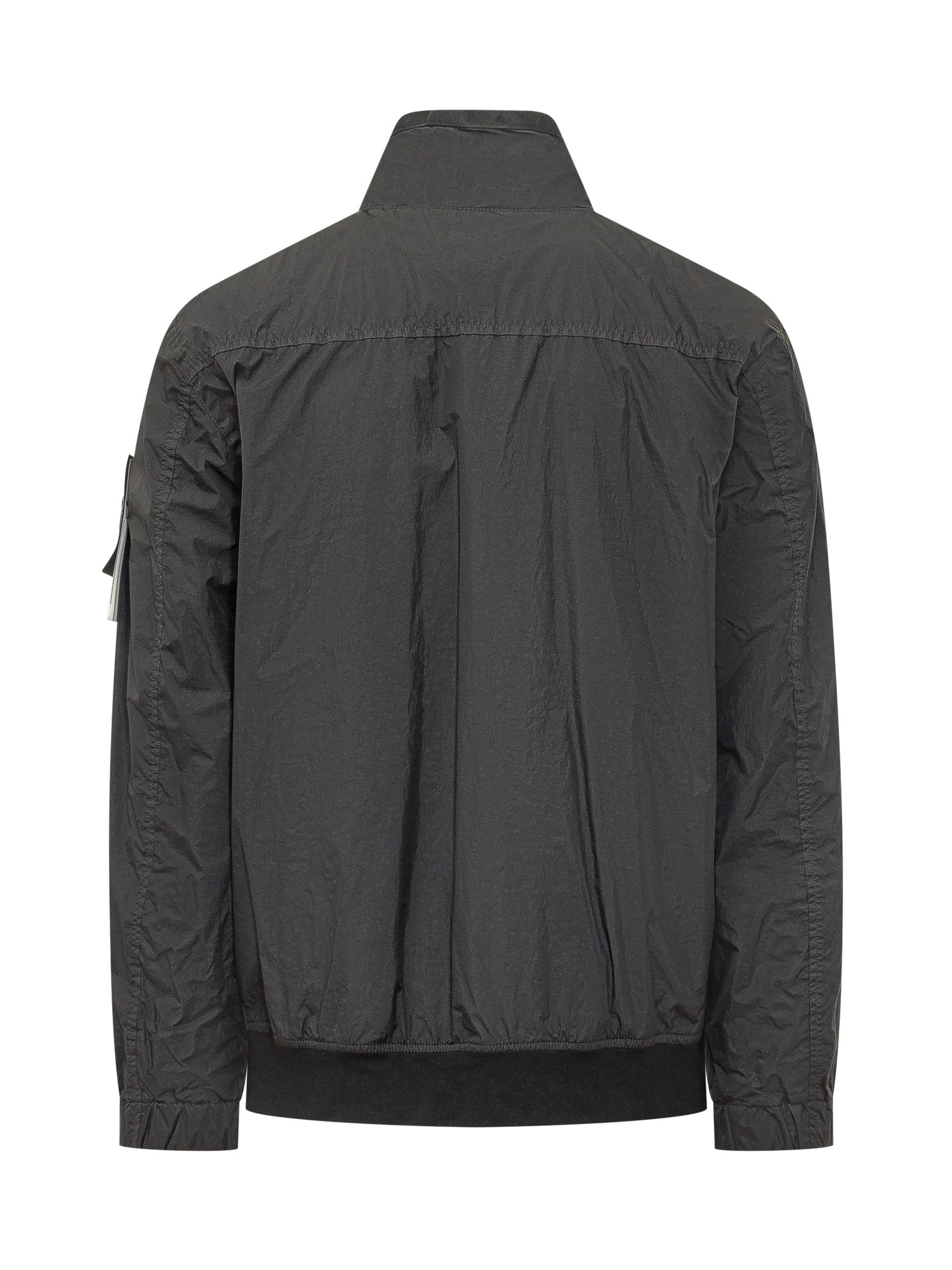 Оригінальна High-Neck Zip-Up Jacket Stone island – вид ззаду