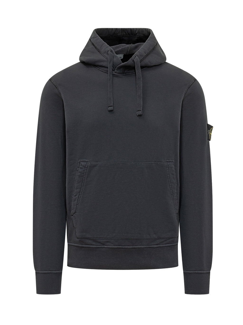 Hoodie Sweatshirt With Kangaroo Pocket Stone island – Гарантія оригінальності – боковий вид