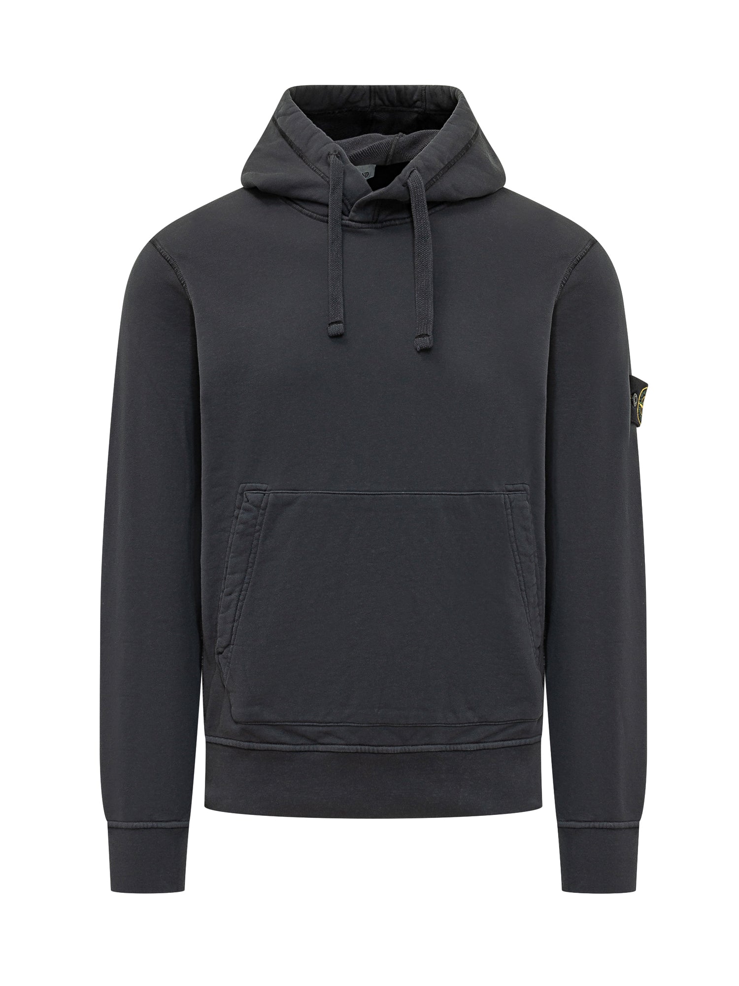 Hoodie Sweatshirt With Kangaroo Pocket Stone island – Гарантія оригінальності – боковий вид