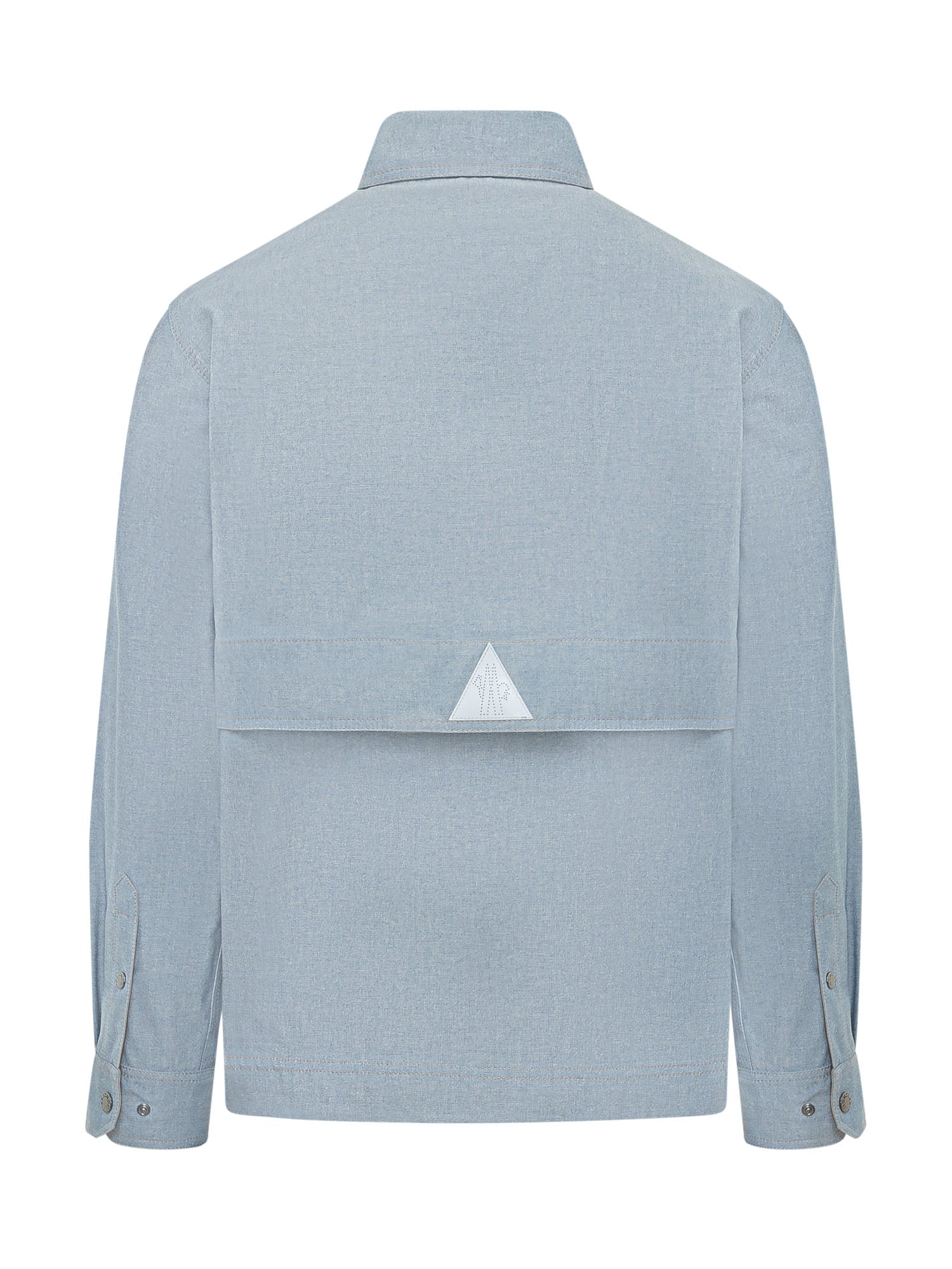 Long Sleeve Shirt With Front Pockets And Snap Buttons Moncler – Гарантія оригінальності – вид ззаду