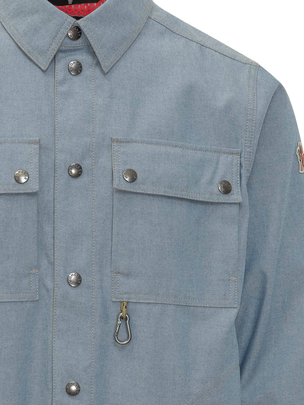 Long Sleeve Shirt With Front Pockets And Snap Buttons Moncler – Гарантія оригінальності – збільшений вид