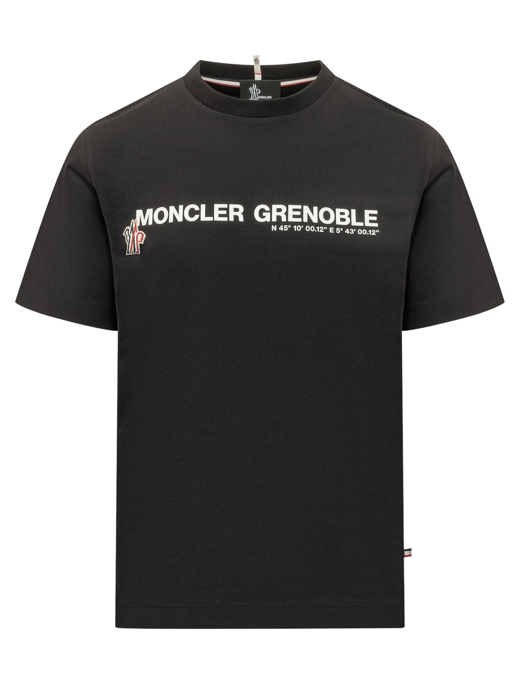 Оригінальна Short Sleeve T-Shirt With Front Print Moncler – боковий вид
