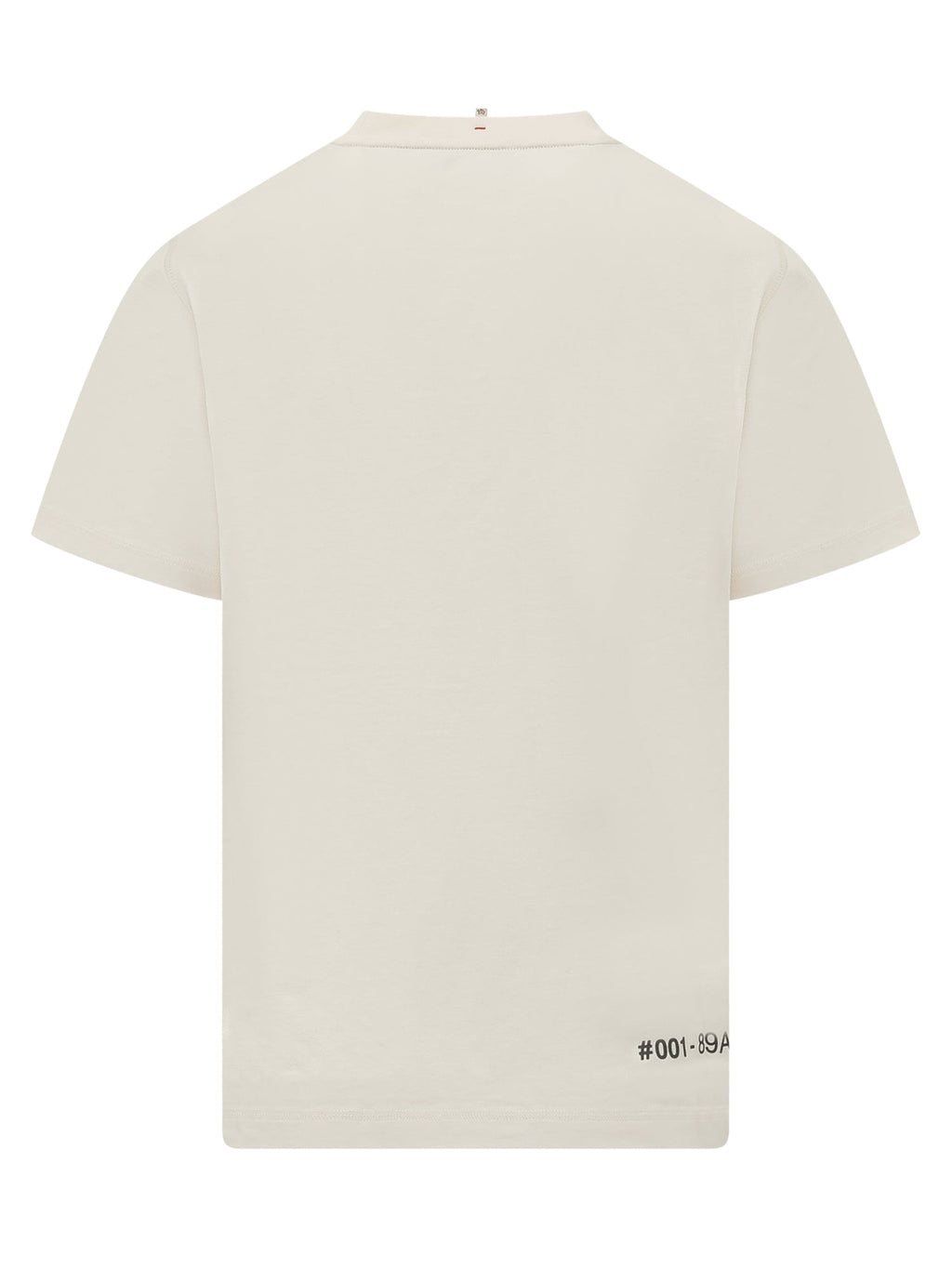 Оригінальна Short Sleeve T-Shirt With Printed Logo Moncler – вид ззаду