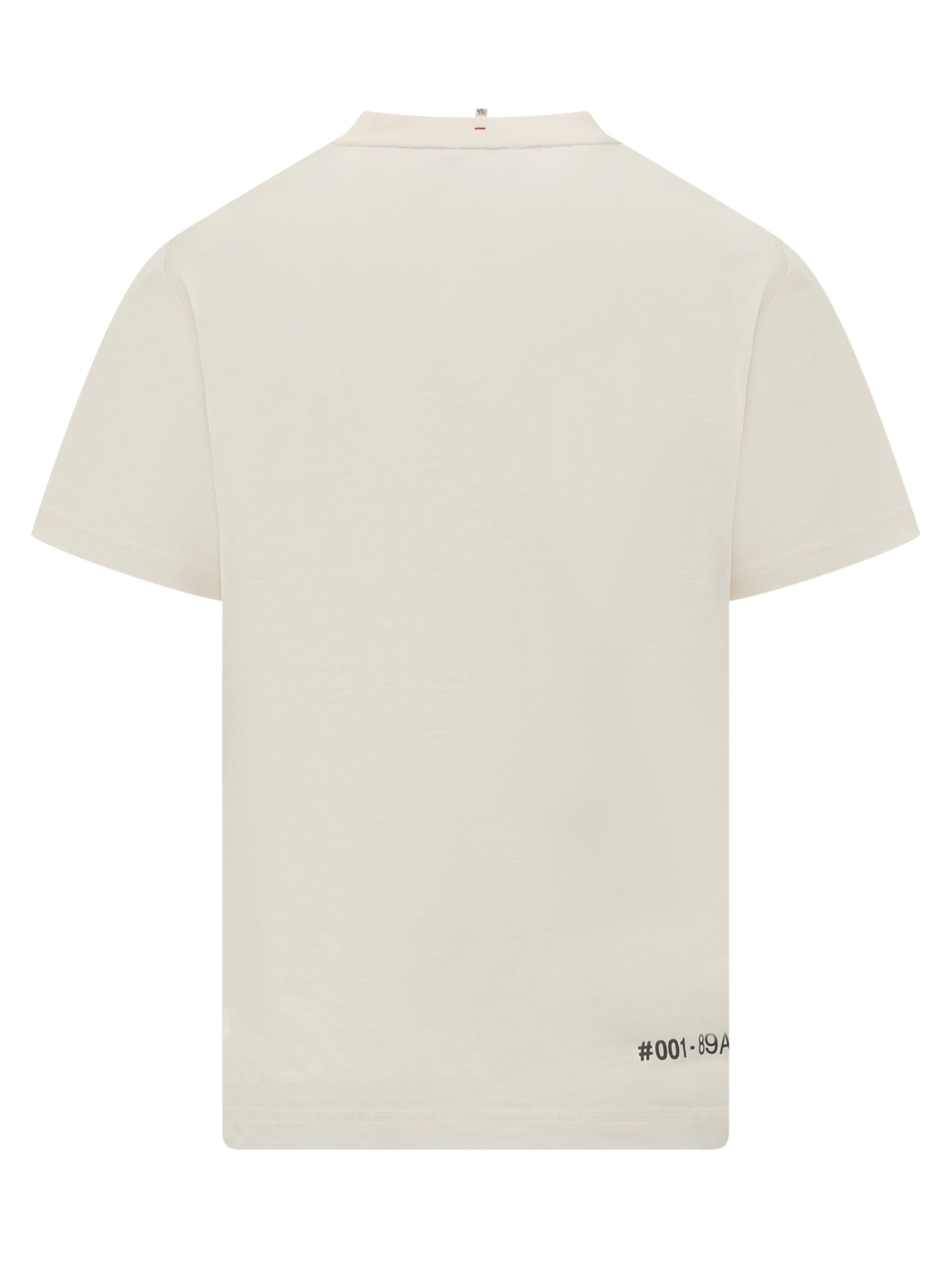 Оригінальна Short Sleeve T-Shirt With Printed Logo Moncler – вид ззаду