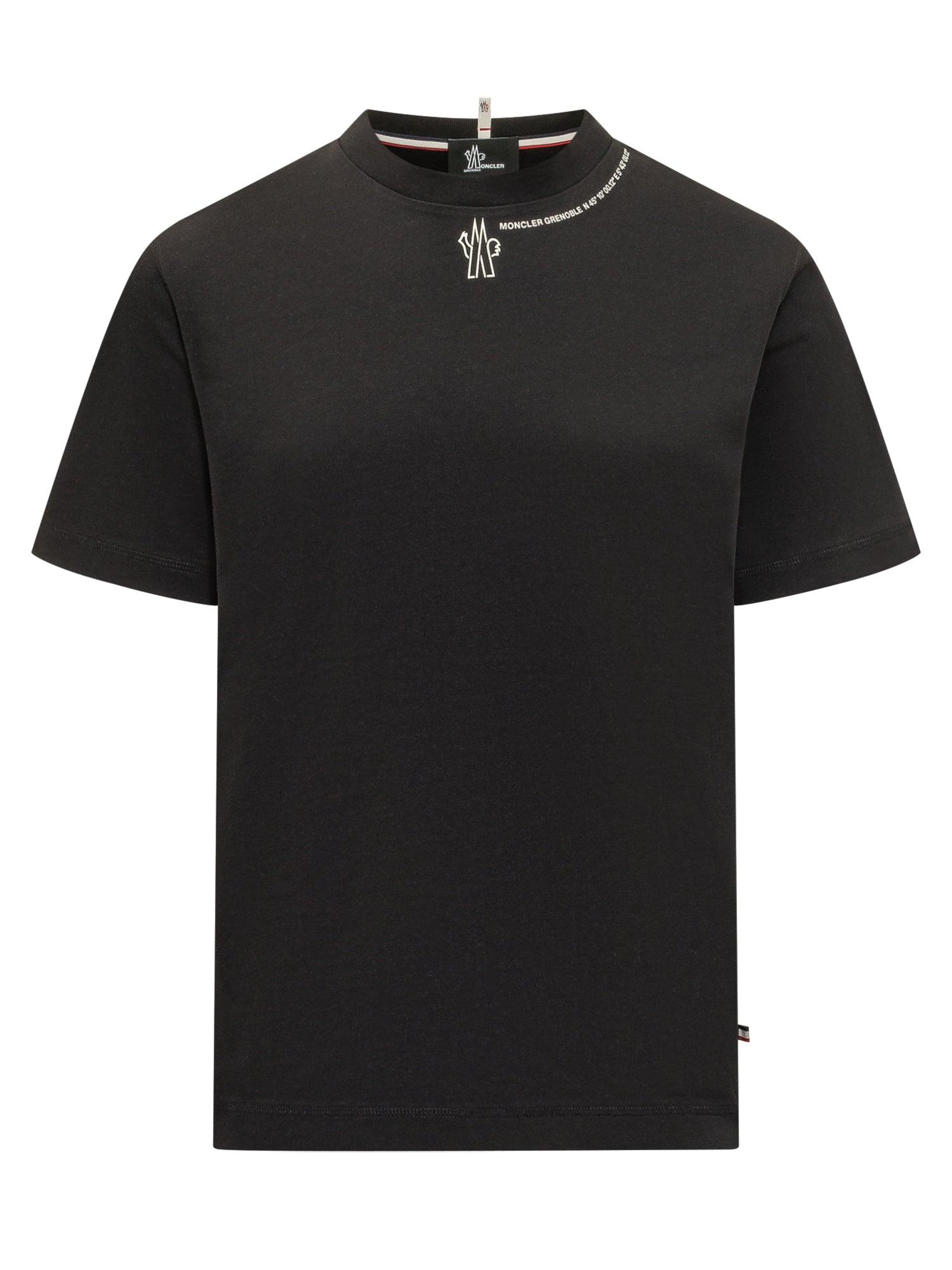 Оригінальна Short Sleeve T-Shirt With Printed Logo Moncler – боковий вид