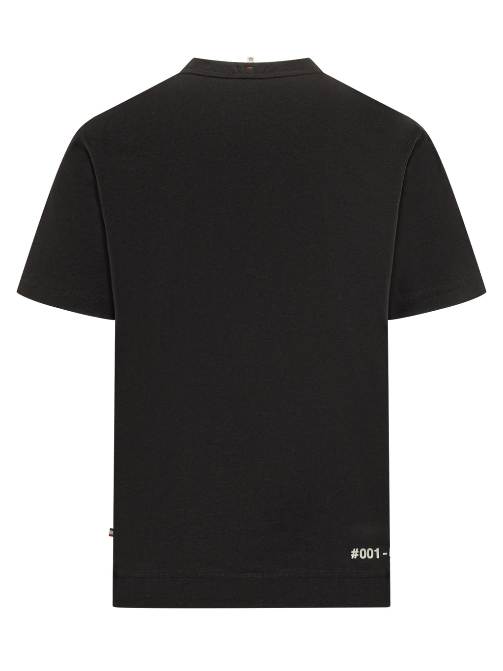 Оригінальна Short Sleeve T-Shirt With Printed Logo Moncler – вид ззаду