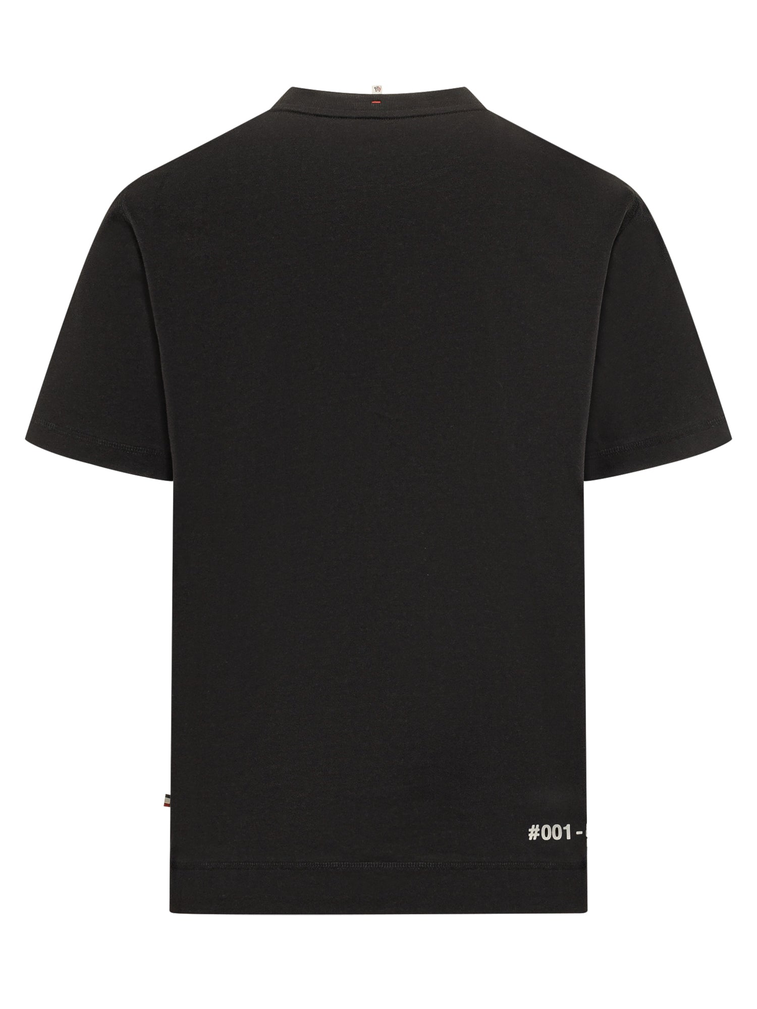 Оригінальна Short Sleeve T-Shirt With Printed Logo Moncler – вид ззаду