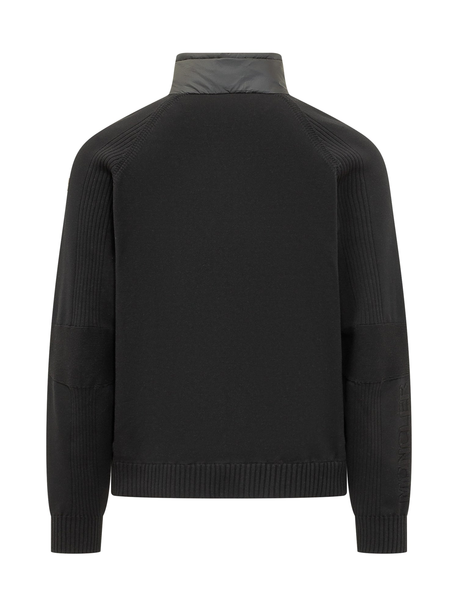 Cardigan With Quilted Panels And Zip Moncler оригінал – Купити в Україні – вид ззаду