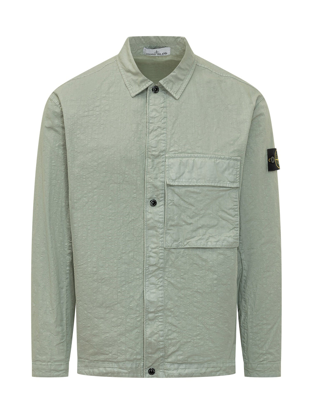 Оригінальна Technical Shirt With Patch Pocket Stone island – боковий вид