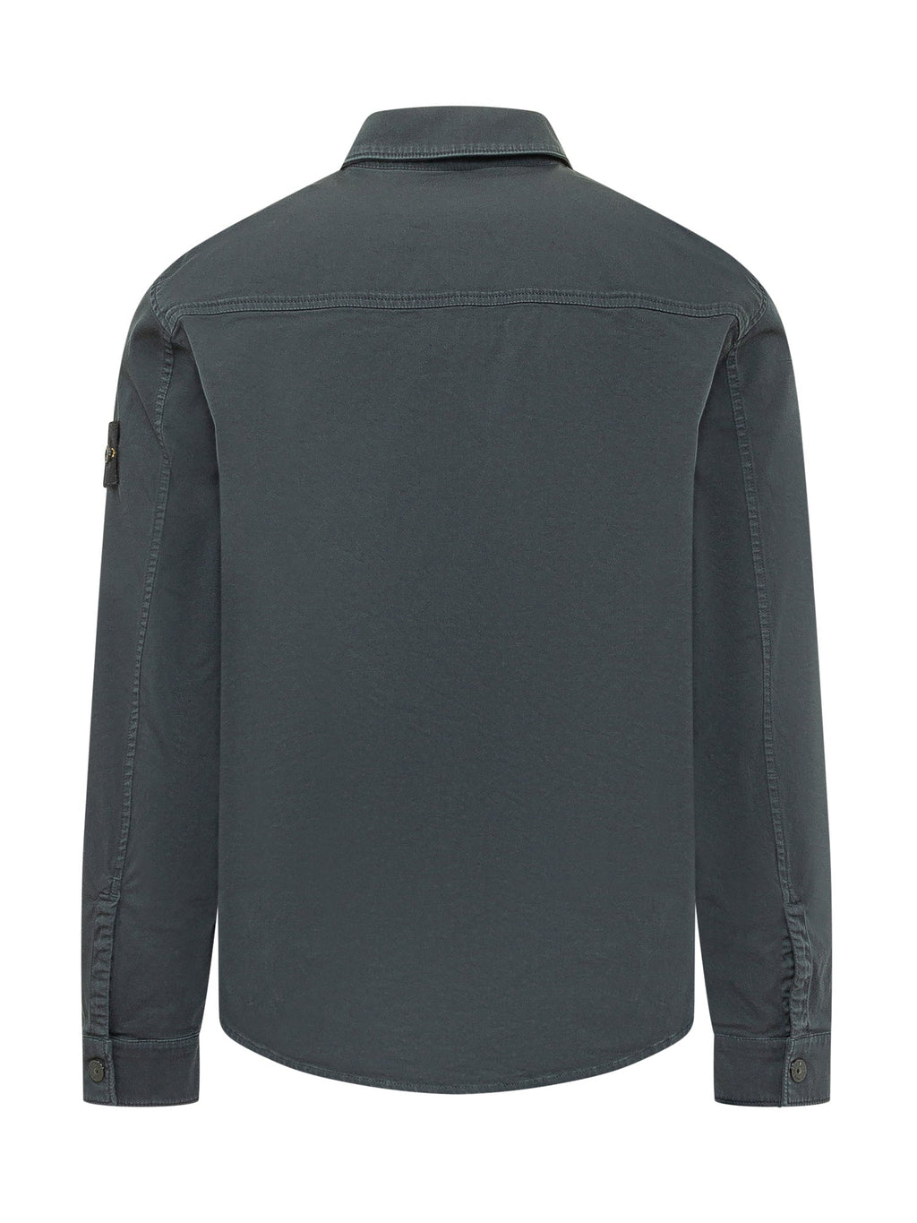 Zip-Up Overshirt With Chest Pocket Stone island – Гарантія оригінальності – вид ззаду
