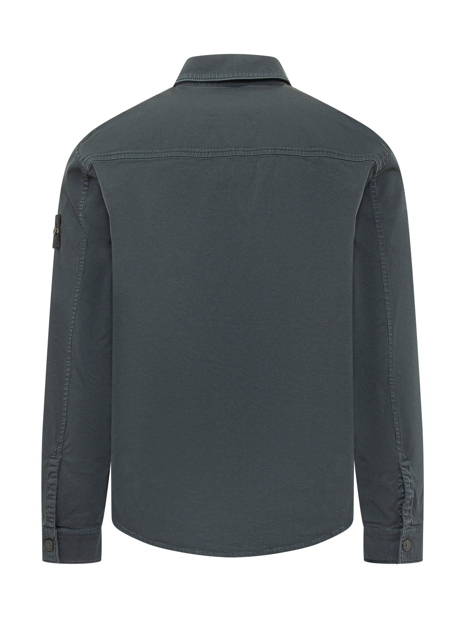 Zip-Up Overshirt With Chest Pocket Stone island – Гарантія оригінальності – вид ззаду