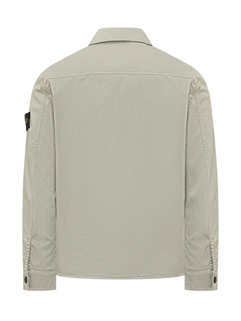 Zip-Up Shirt With Patch Pocket Stone island оригінал – Купити в Україні – вид ззаду