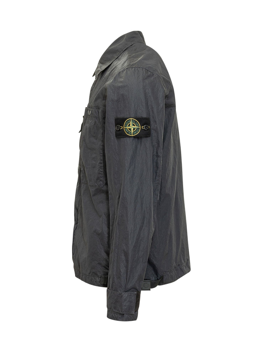 Long Sleeve Shirt With Front Pockets And Zip Stone island – Гарантія оригінальності – детальний вид
