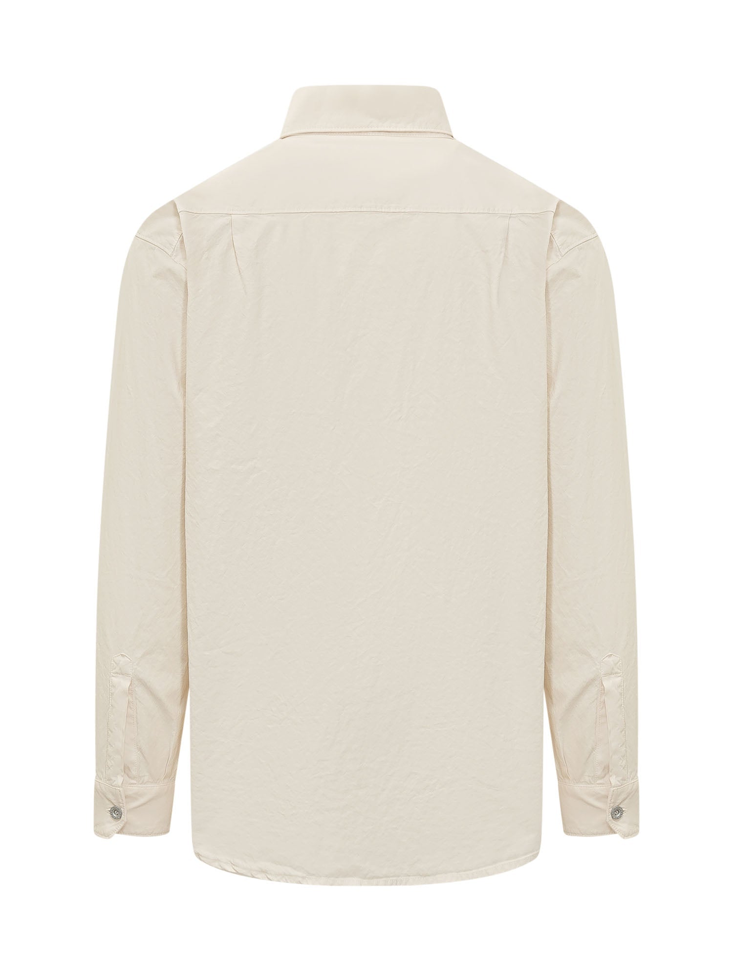 Оригінальна Long Sleeve Shirt With Chest Pocket And Buttons Stone island – вид ззаду