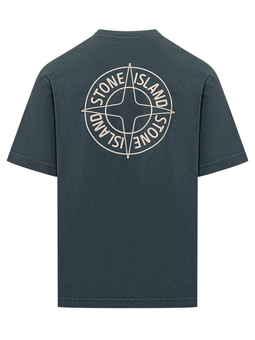 Оригінальна Crew Neck T-Shirt With Graphic Print Stone island – вид ззаду
