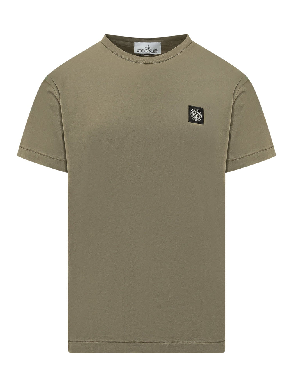 T-Shirt With Logo Patch On Chest Stone island оригінал – Купити в Україні – боковий вид
