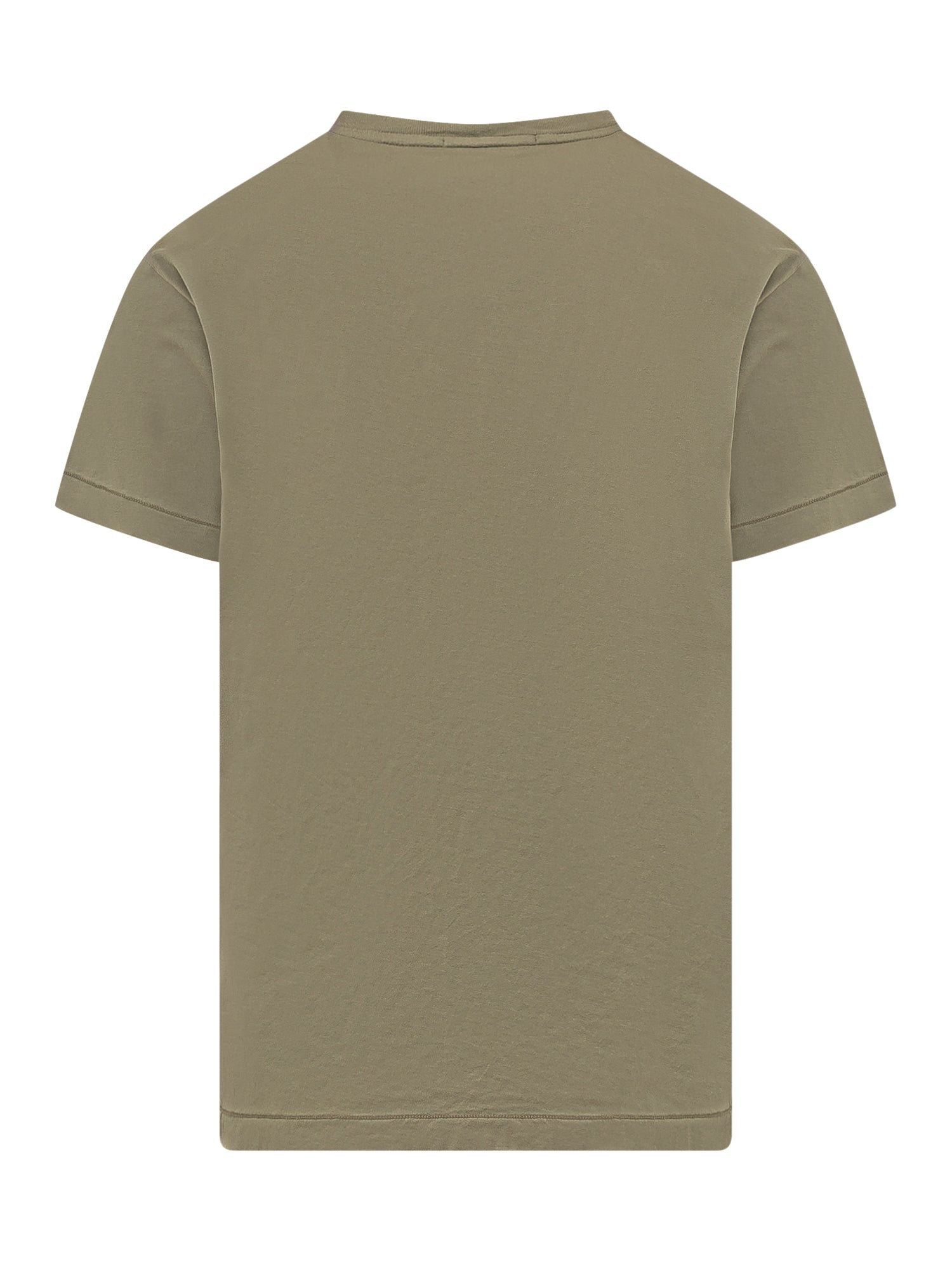 T-Shirt With Logo Patch On Chest Stone island оригінал – Купити в Україні – вид ззаду