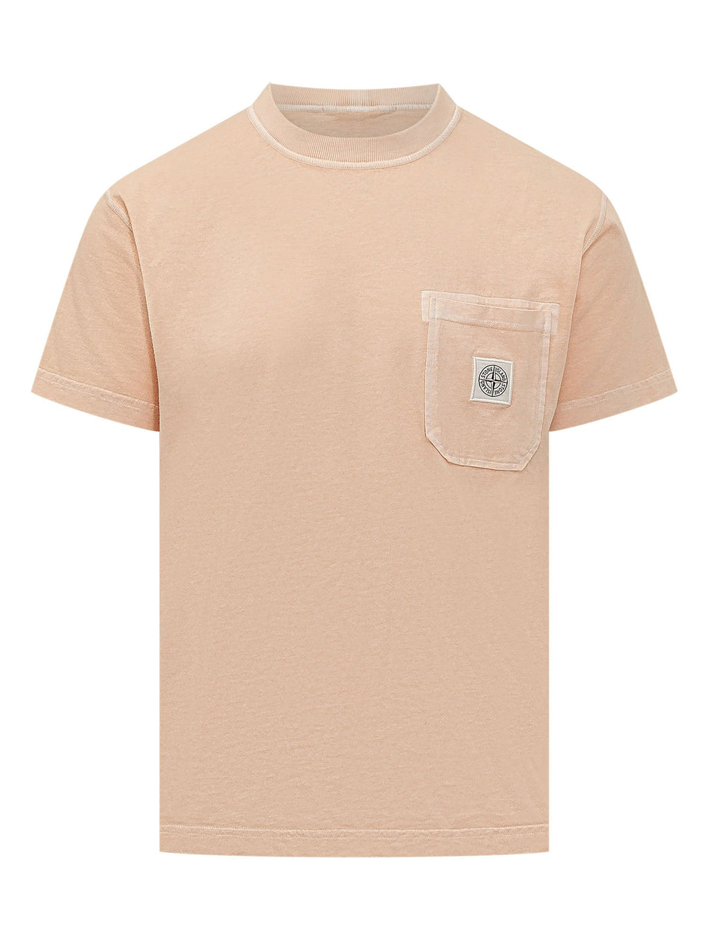 Crew Neck T-Shirt With Chest Pocket Stone island оригінал – Купити в Україні – боковий вид