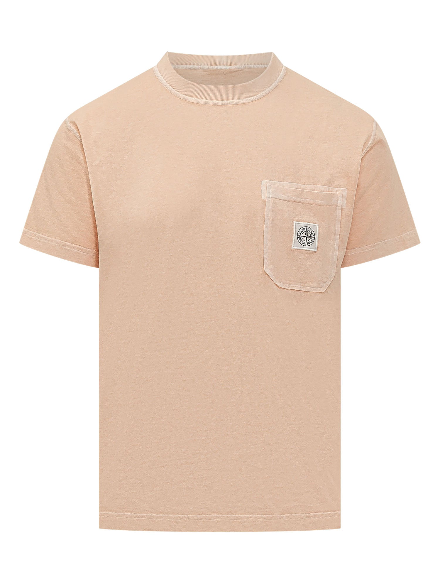 Crew Neck T-Shirt With Chest Pocket Stone island оригінал – Купити в Україні – боковий вид