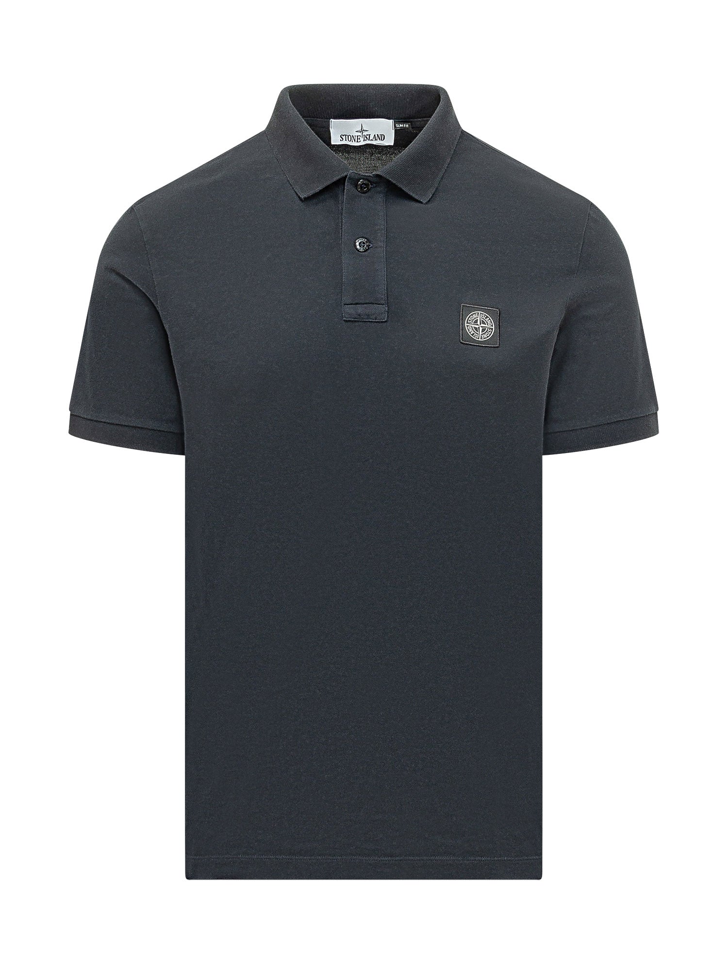 Short Sleeve Polo Shirt With Patch Stone island – Гарантія оригінальності – боковий вид