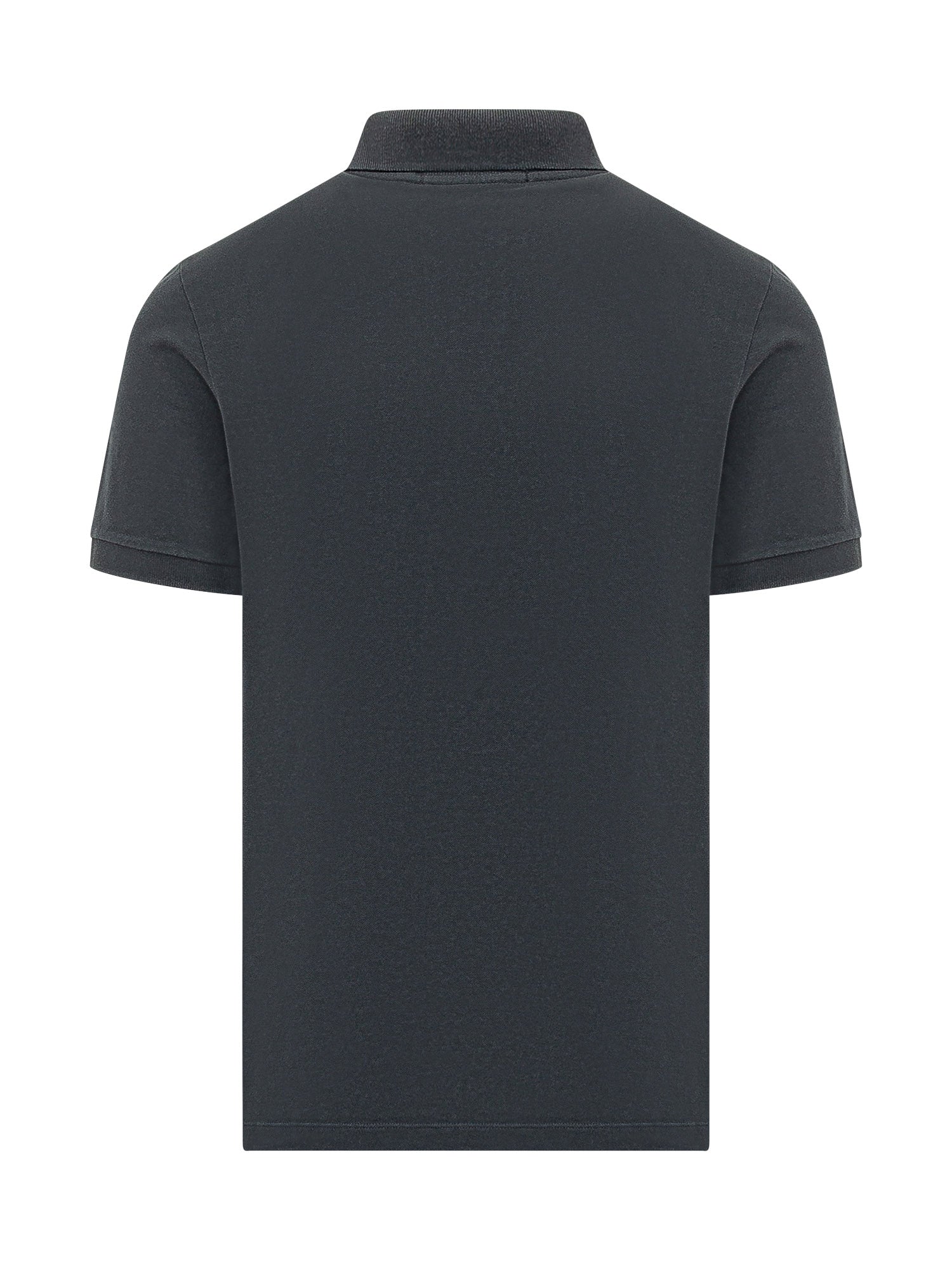 Short Sleeve Polo Shirt With Patch Stone island – Гарантія оригінальності – вид ззаду