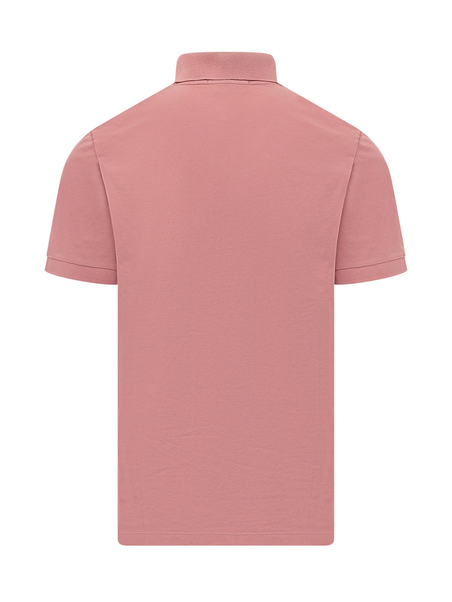 Short Sleeve Polo With Logo Patch Stone island оригінал – Купити в Україні – вид ззаду