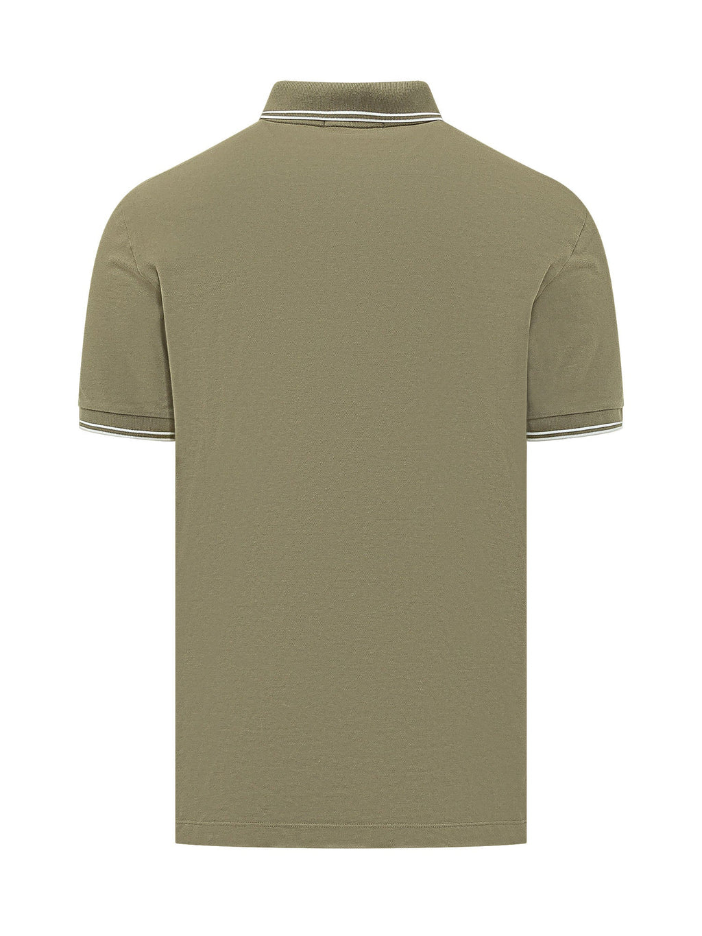 Cotton Piqué Polo Shirt Stone island – Гарантія оригінальності – вид ззаду