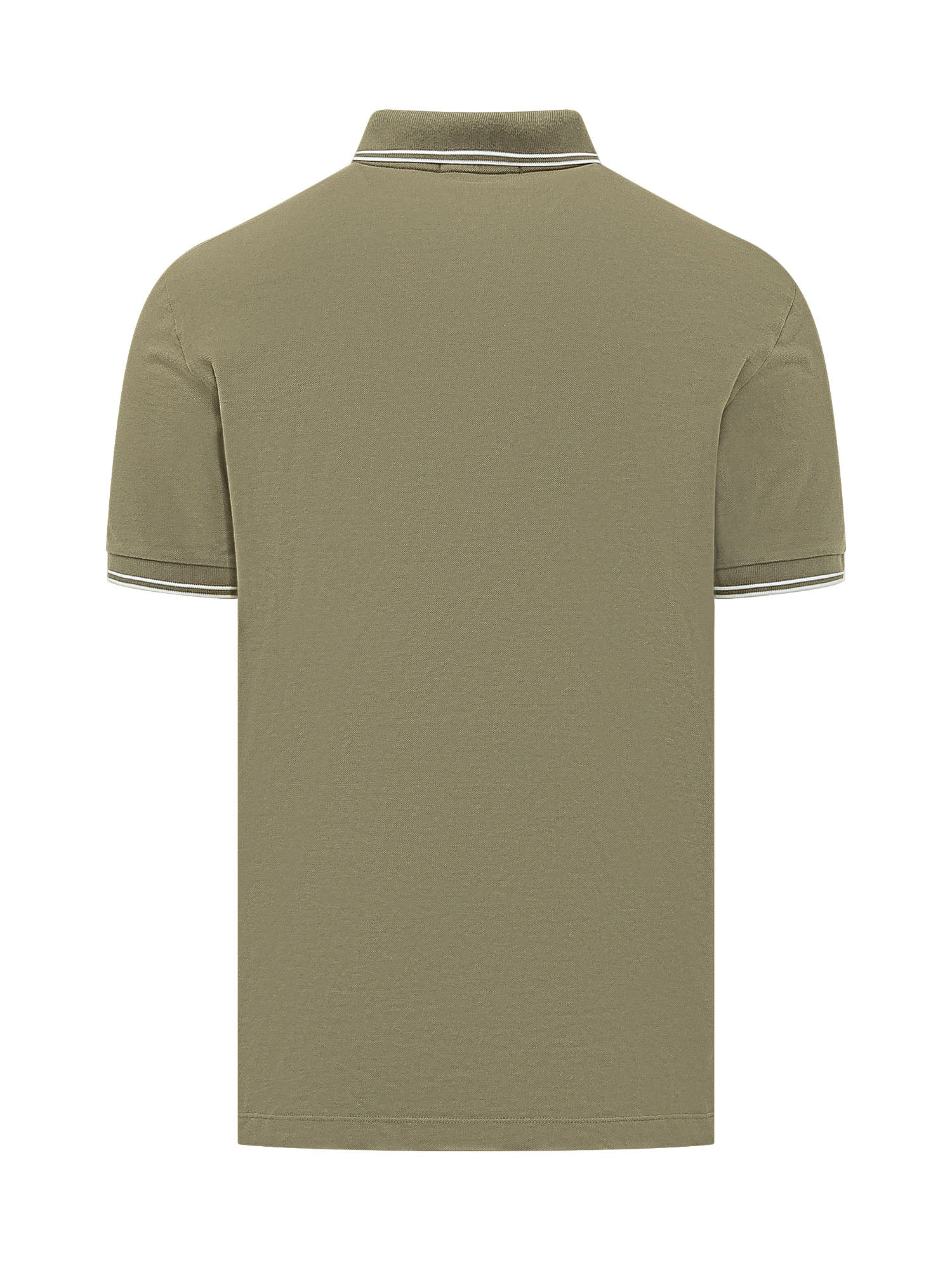 Cotton Piqué Polo Shirt Stone island – Гарантія оригінальності – вид ззаду