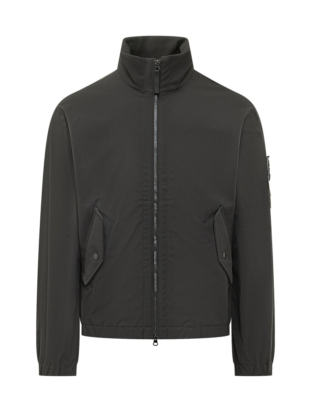 Jacket With Zip And High Neck Stone island – Гарантія оригінальності – боковий вид