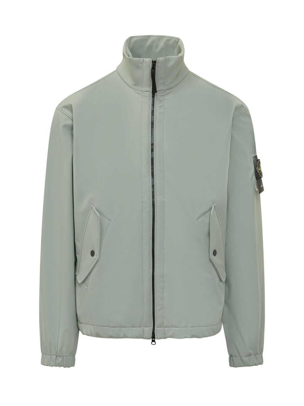 Оригінальна Technical Zip Jacket With Logo Patch Stone island – боковий вид