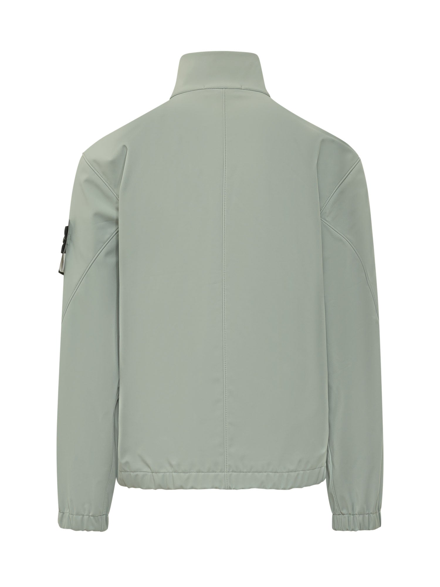 Оригінальна Technical Zip Jacket With Logo Patch Stone island – вид ззаду