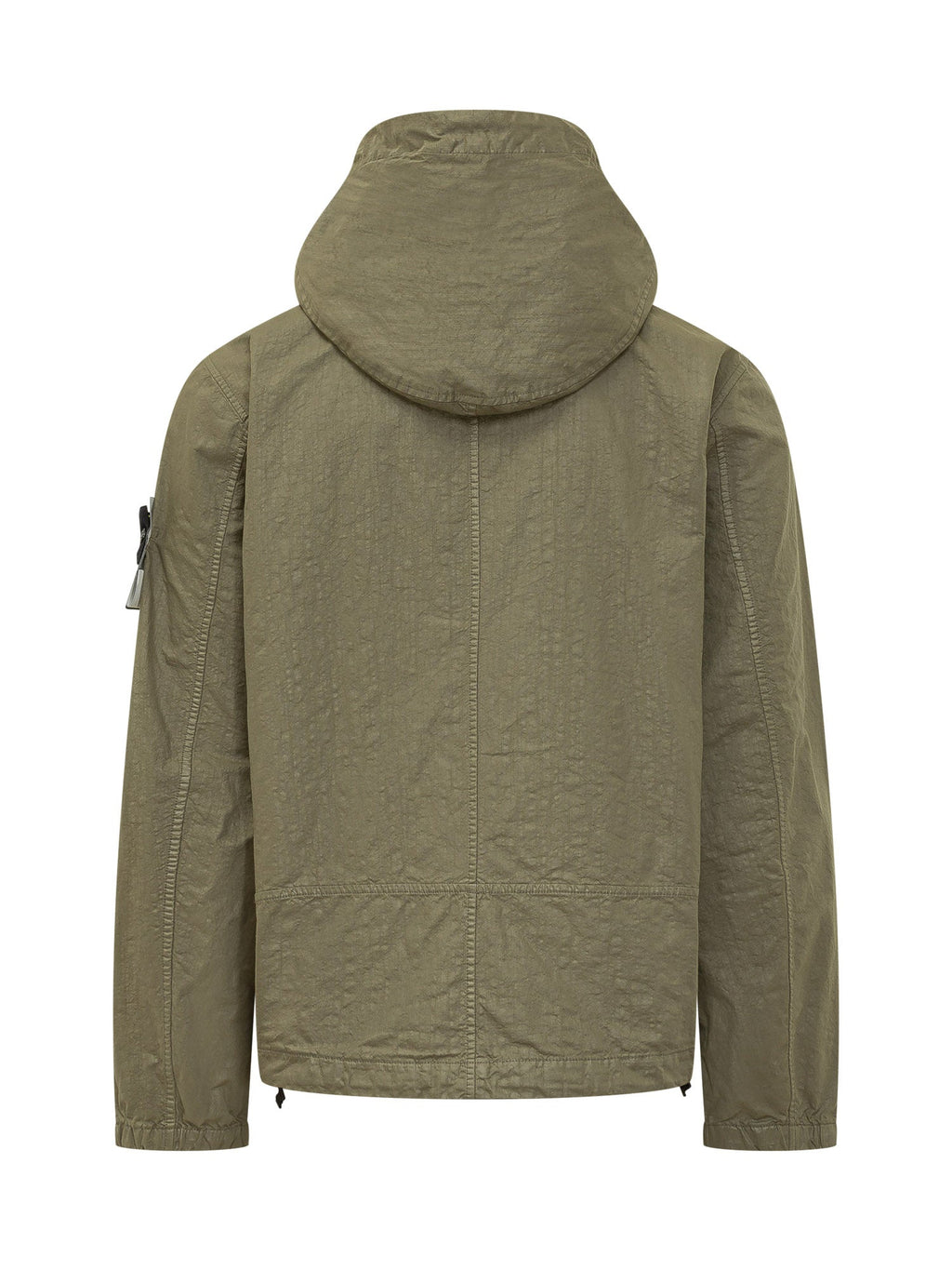 Оригінальна Jacket With Hood And Zip Closure Stone island – вид ззаду