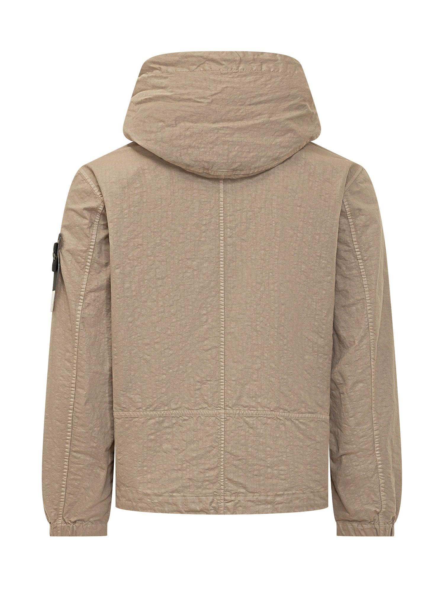 Hooded Jacket With Zip Stone island – Гарантія оригінальності – вид ззаду